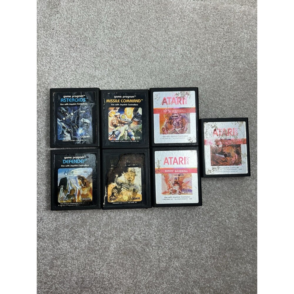 Atari 2600 Game Lot Of‎ 8 Untested